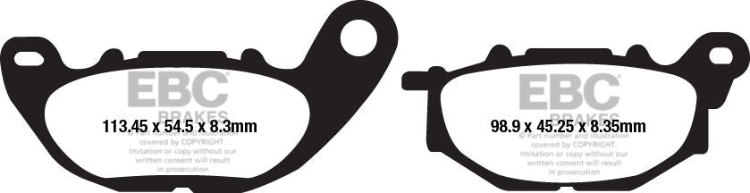 BRAKE PAD FA SER ORGANIC