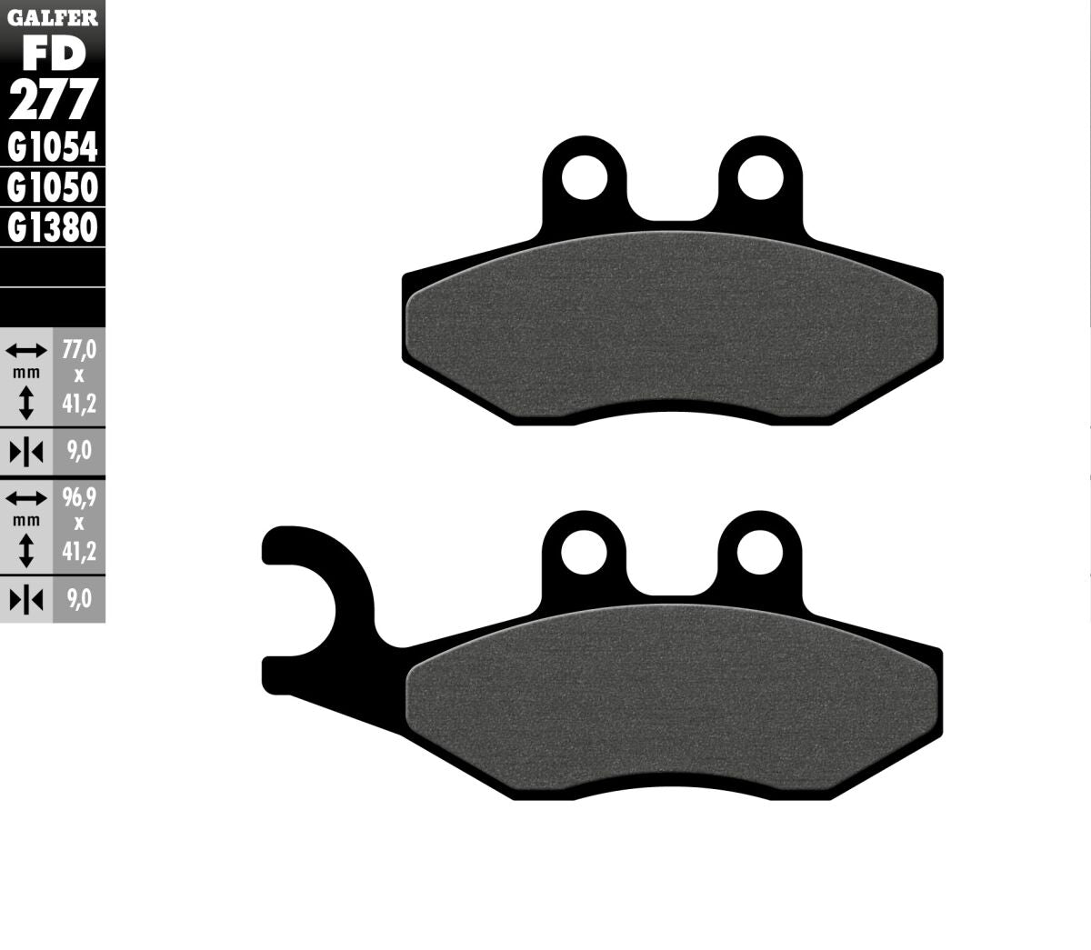 BRAKE PAD SEMI METAL