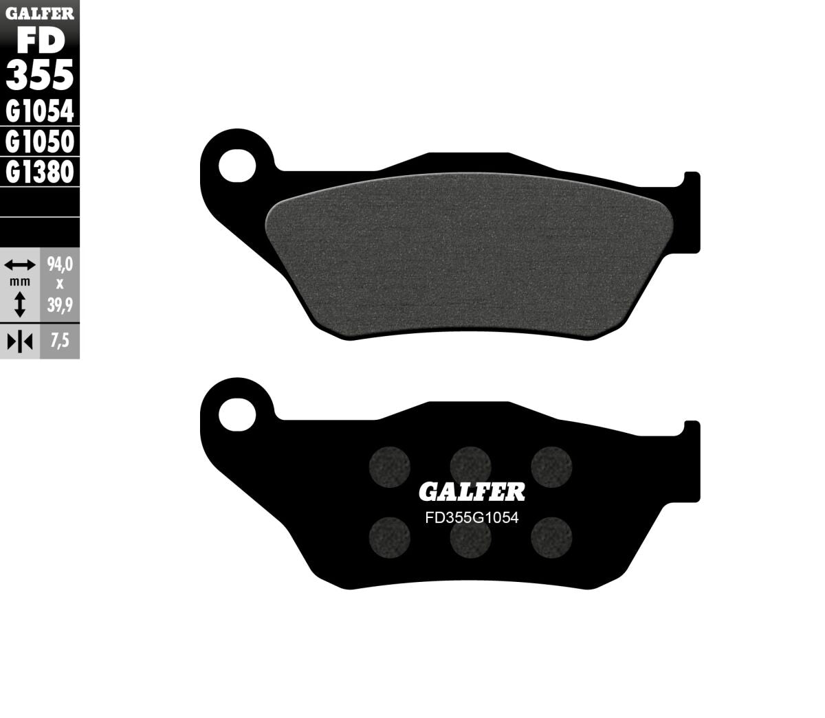 BRAKE PAD SEMI METAL