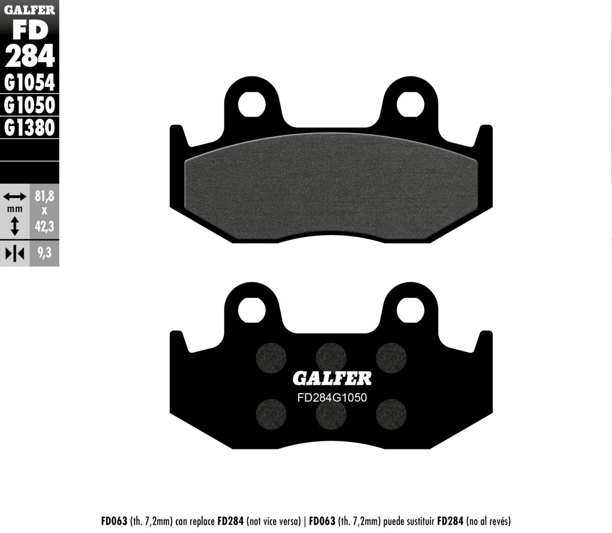 BRAKE PAD SEMI METAL SCOOTER