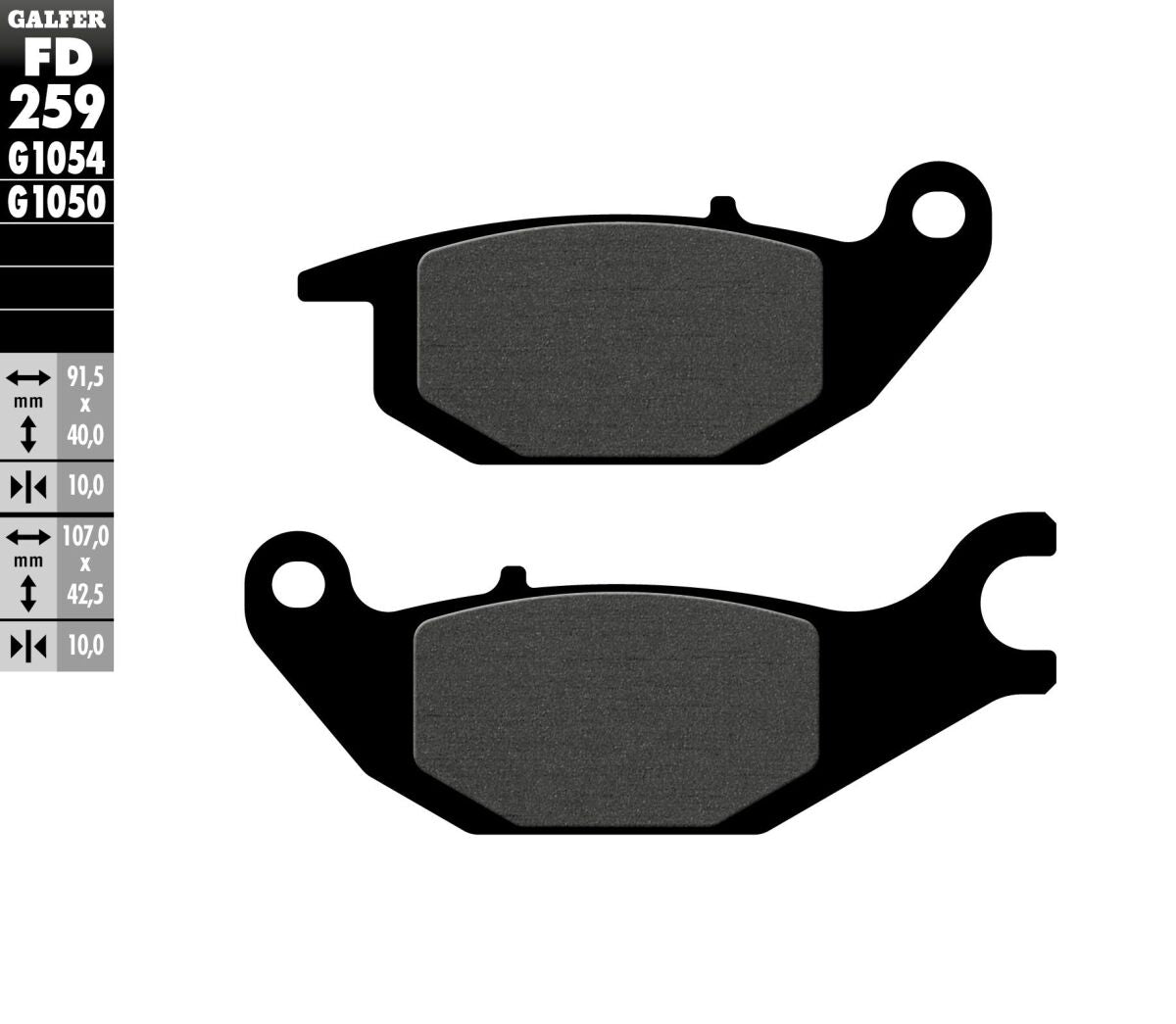 BRAKE PAD SEMI METAL