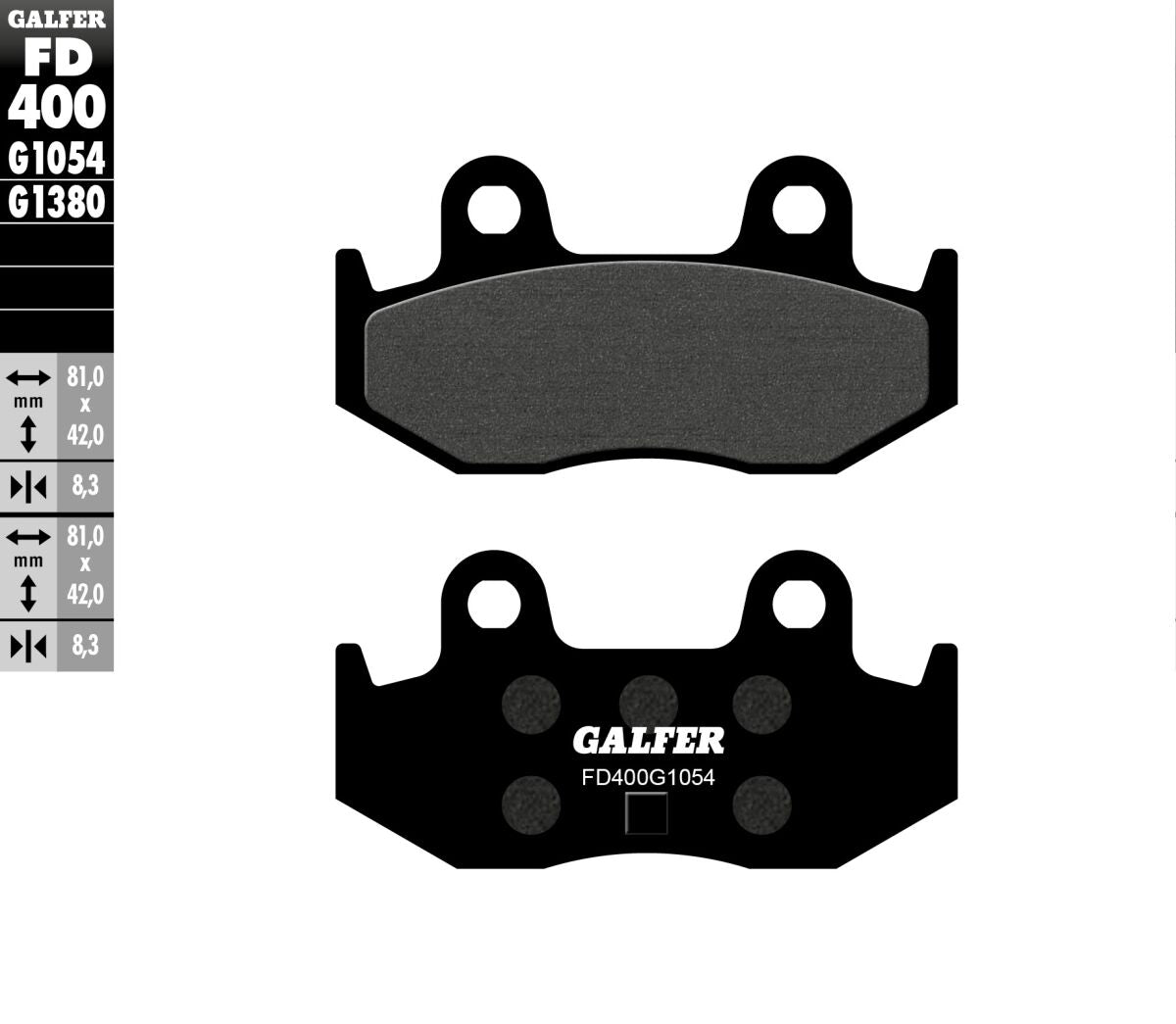 BRAKE PAD SEMI METAL