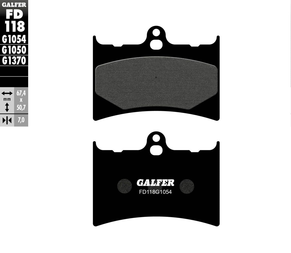 BRAKE PAD SEMI METAL