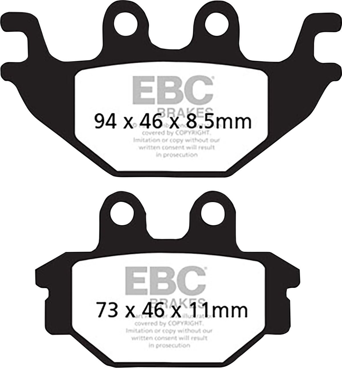 BRAKE PAD CARBON SCOOTER