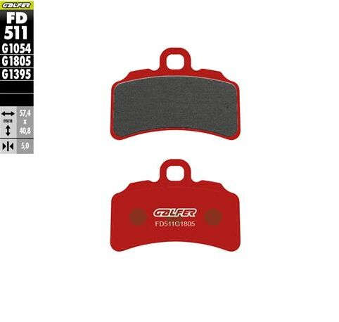 BRAKE PAD SEMI METAL