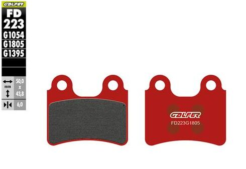 BRAKE PAD SEMI METAL