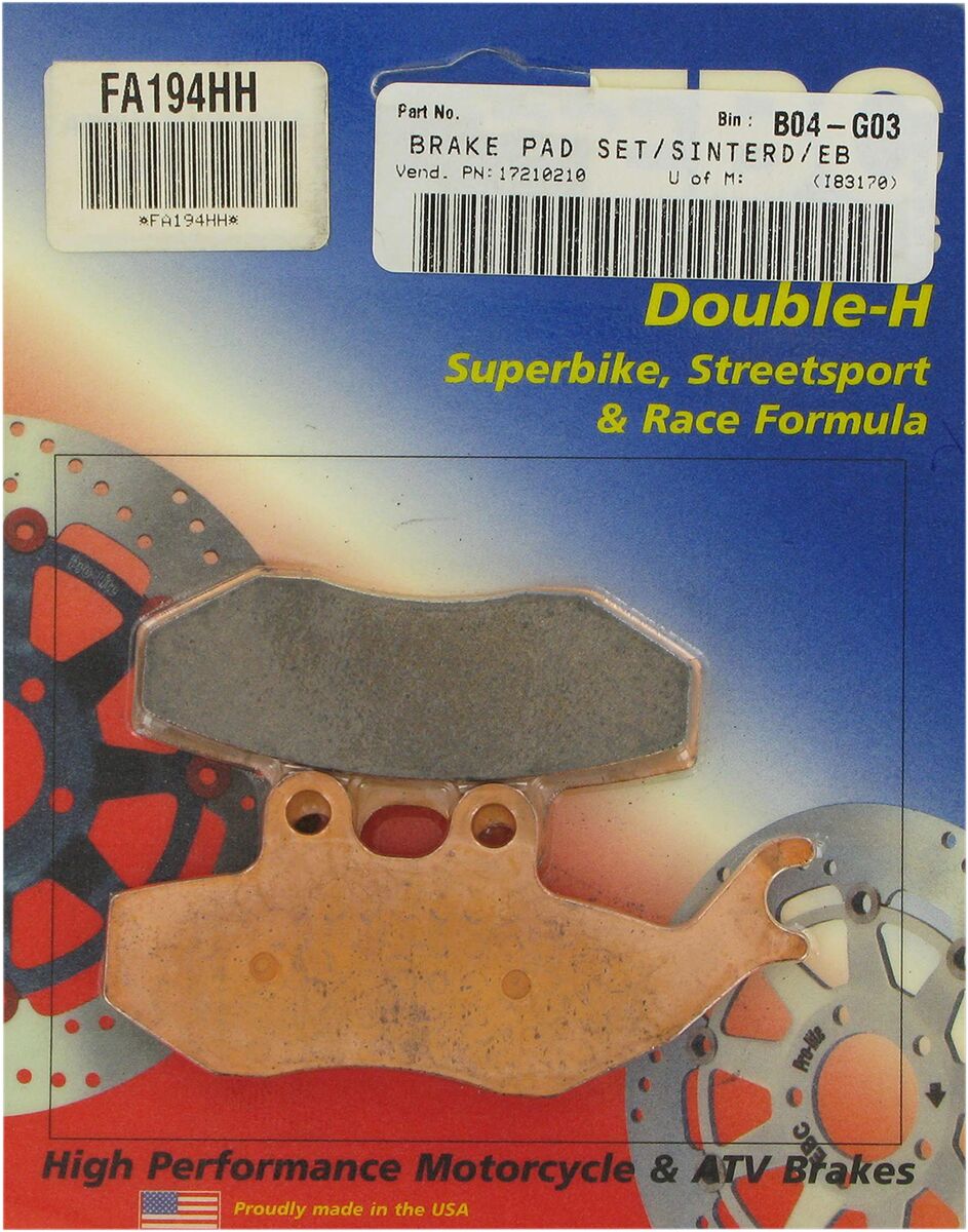 BRAKE PAD SINTERED HH