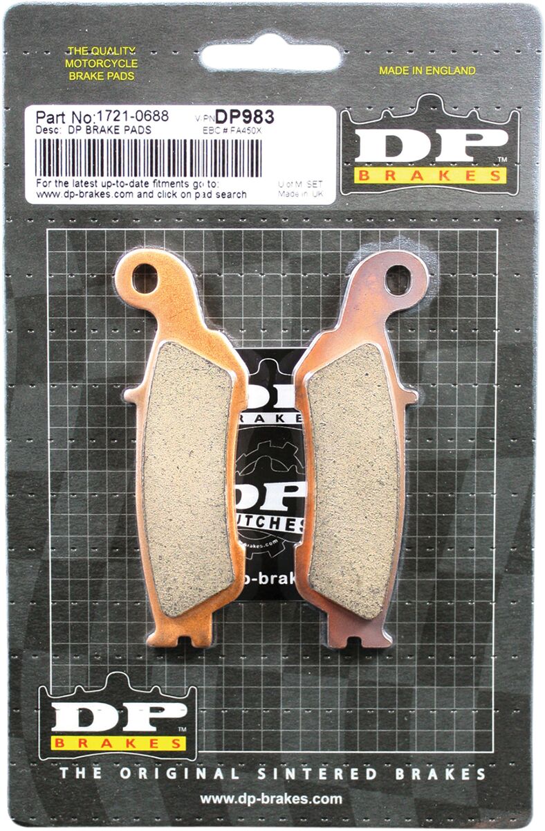 BRAKE PAD SINTERED DP983