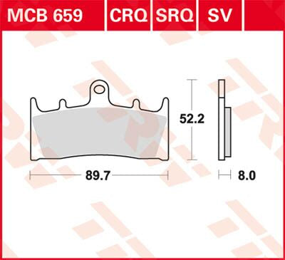 BRAKE PAD TRW MCB659CRQ