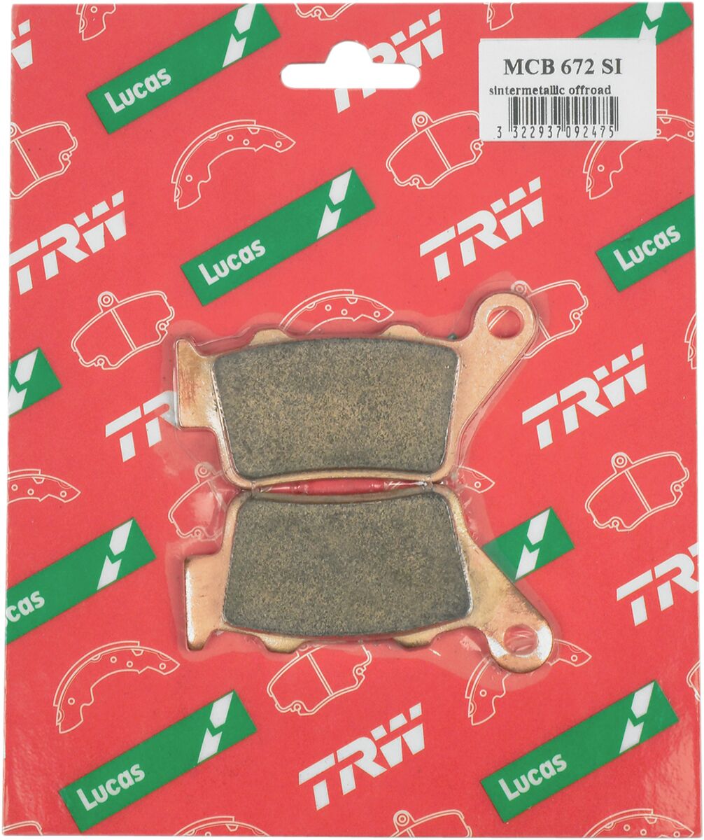 BRAKE PAD TRW MCB672SI
