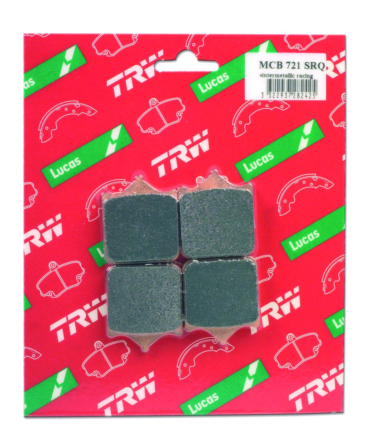 BRAKE PAD TRW MCB721SV