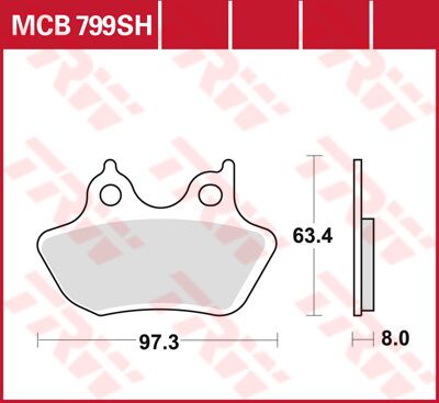 BRAKE PAD TRW 44082-00