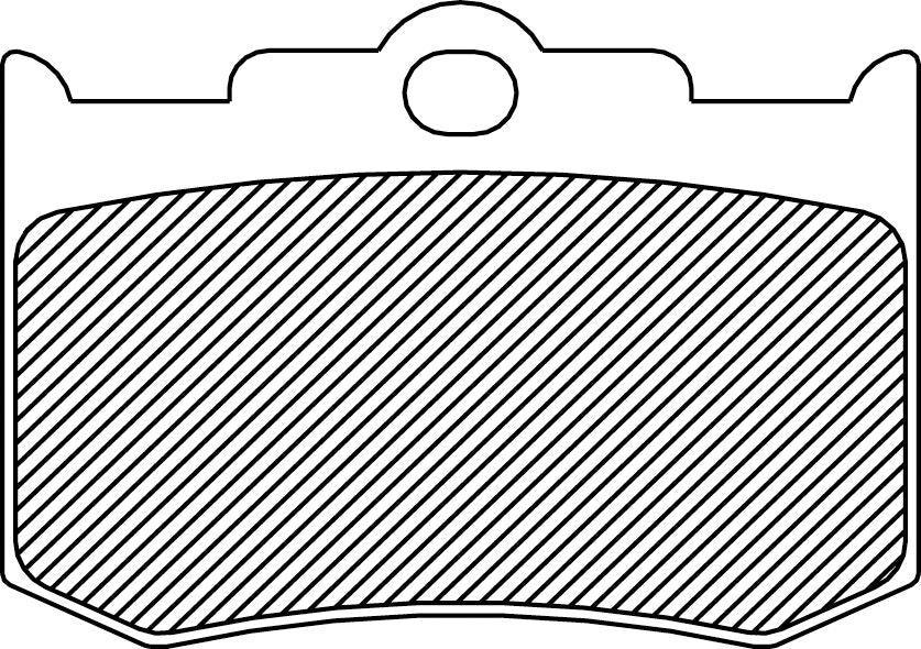 BRAKE PAD-DRAG SINTERD