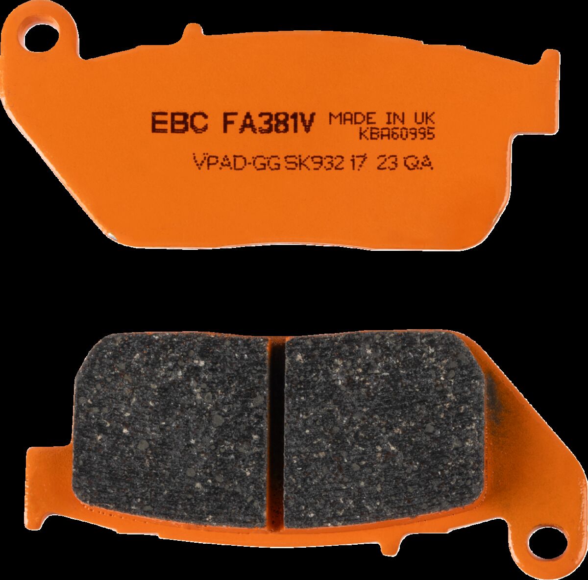 BRAKE PAD VEE SEMISNTRD