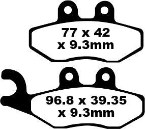 BRAKE PAD HH SINT SCOOTER