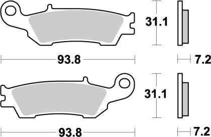 BRAKE PAD NITRO