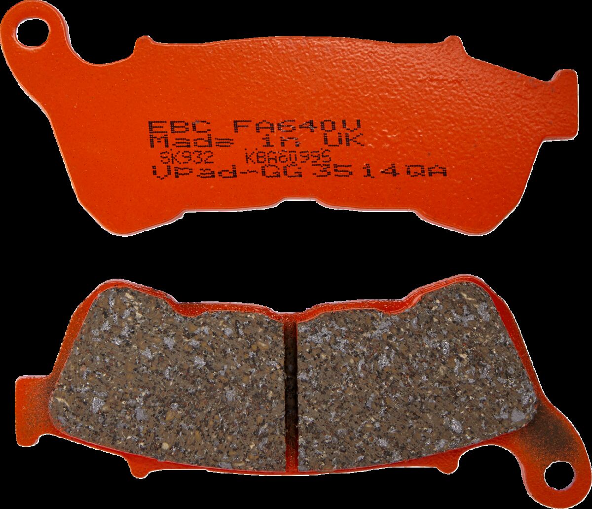 BRAKE PAD VEE SEMISNTRD