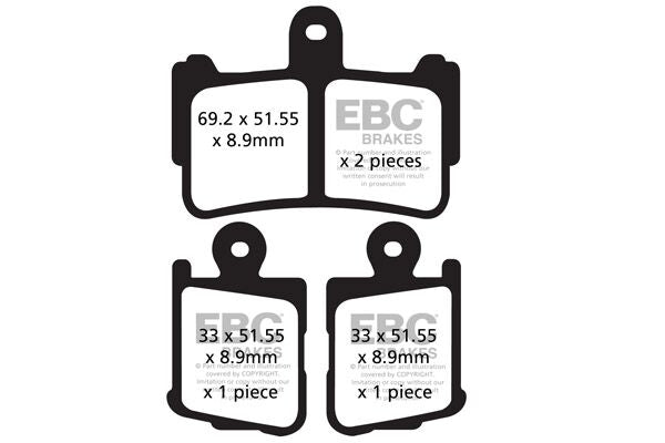 BRAKE PAD SINTERED HH