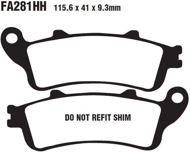 BRAKE PAD HH SINT SCOOTER
