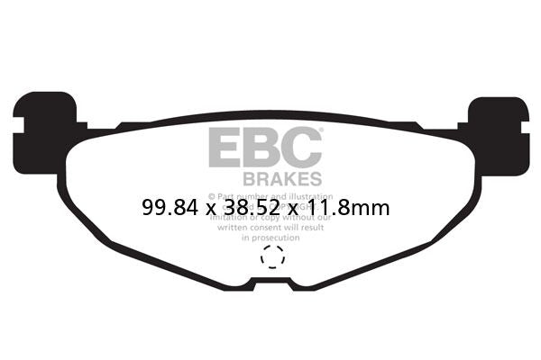BRAKE PAD HH SINT SCOOTER
