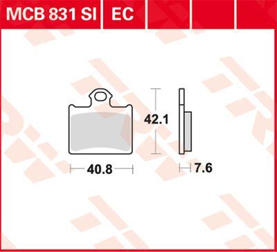 BRAKE PAD SINTER OFFROAD