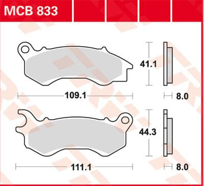 BRAKE PAD SINTER SCOOTER