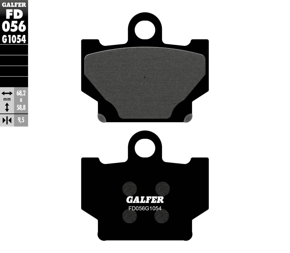 BRAKE PAD SEMI METAL