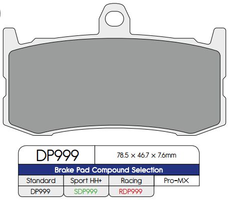 BRAKE PAD SINTER RACE