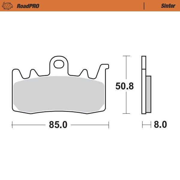 BRAKE PAD SINTER FRONT
