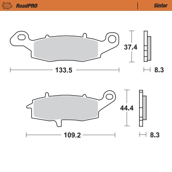 BRAKE PAD SINTER REAR