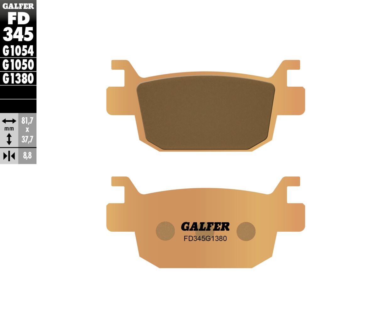 BRAKE PAD SINTERED SCOOTER