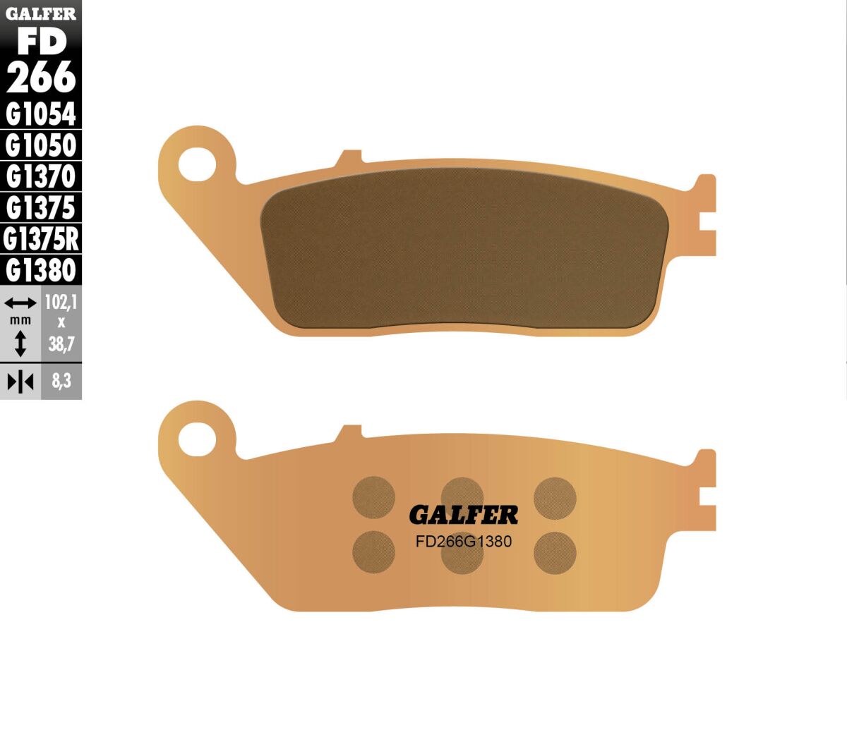 BRAKE PAD SINTERED SCOOTER