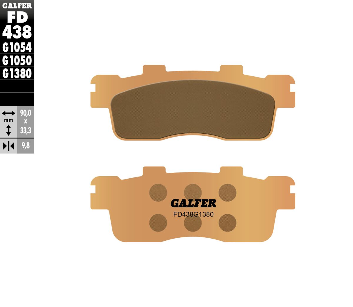 BRAKE PAD SINTERED SCOOTER