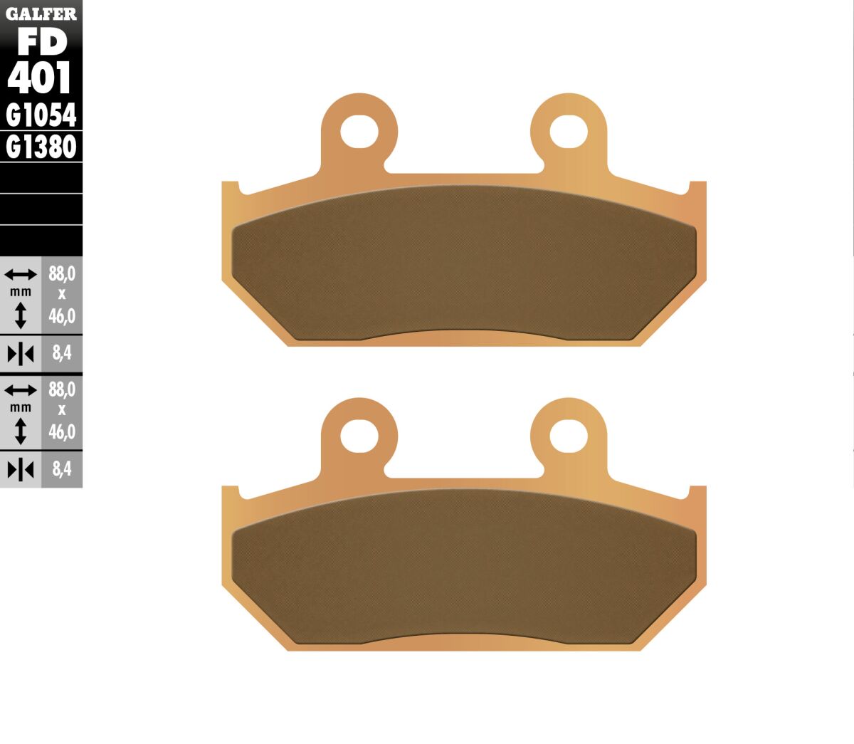 BRAKE PAD SINTERED SCOOTER