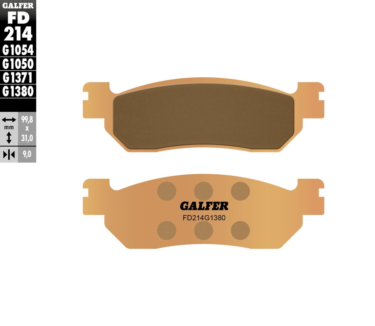 BRAKE PAD SINTERED SCOOTER