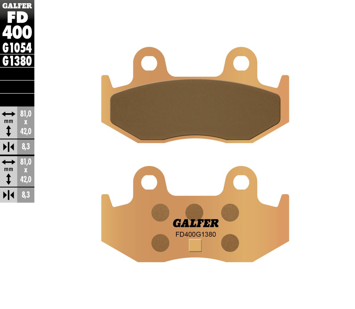 BRAKE PAD SINTERED SCOOTER