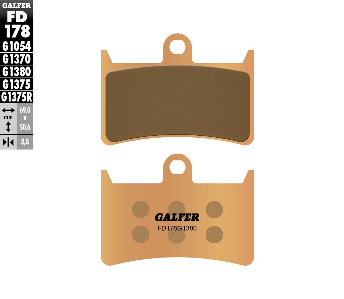BRAKE PAD SINTERED SCOOTER