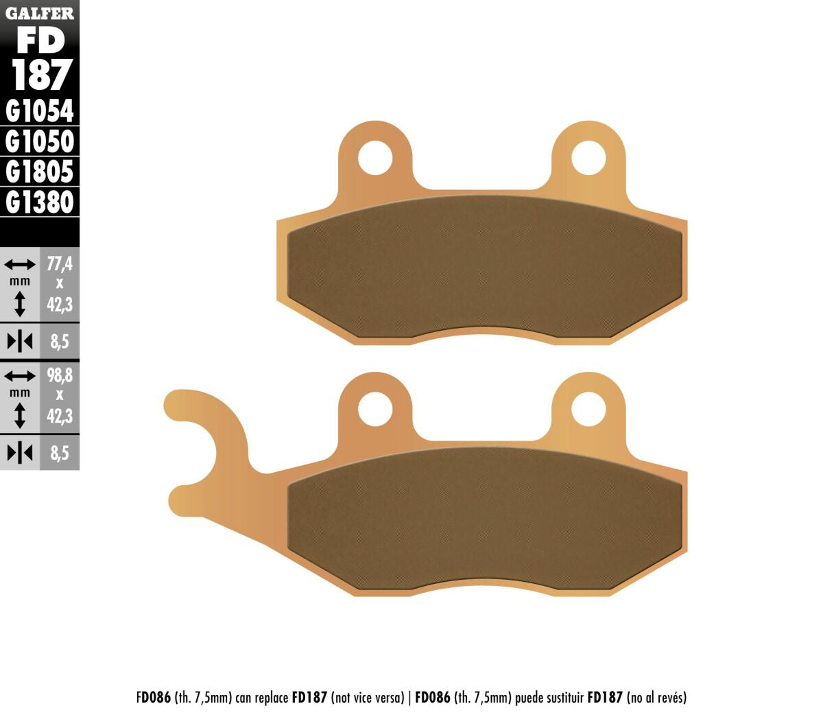BRAKE PAD SINTERED SCOOTER