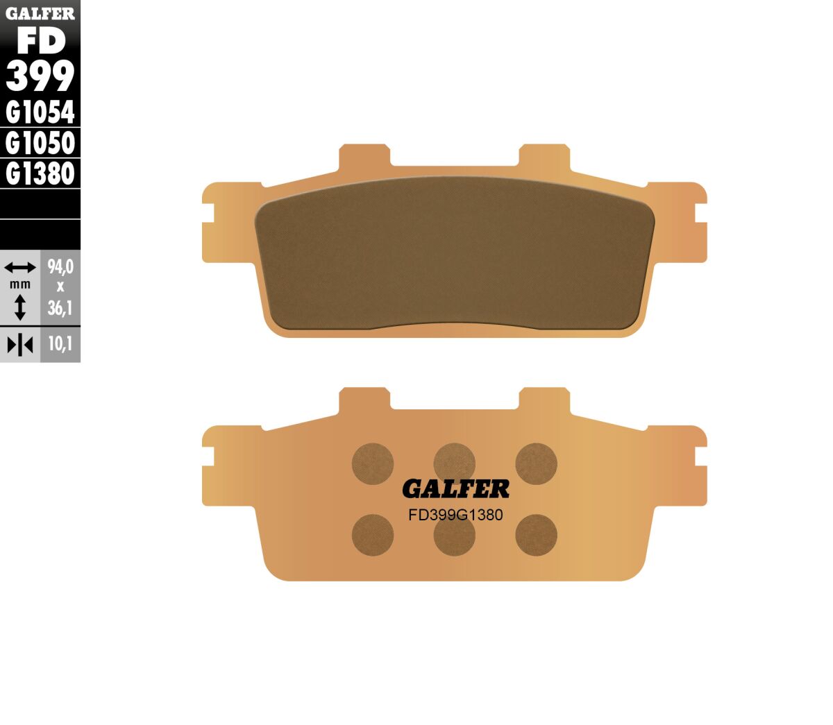 BRAKE PAD SINTERED SCOOTER