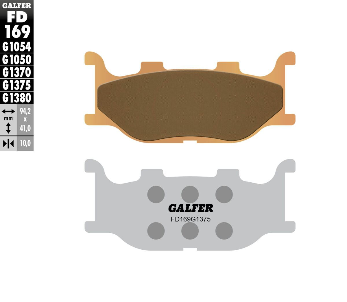 BRAKE PAD SINTERED SPORT