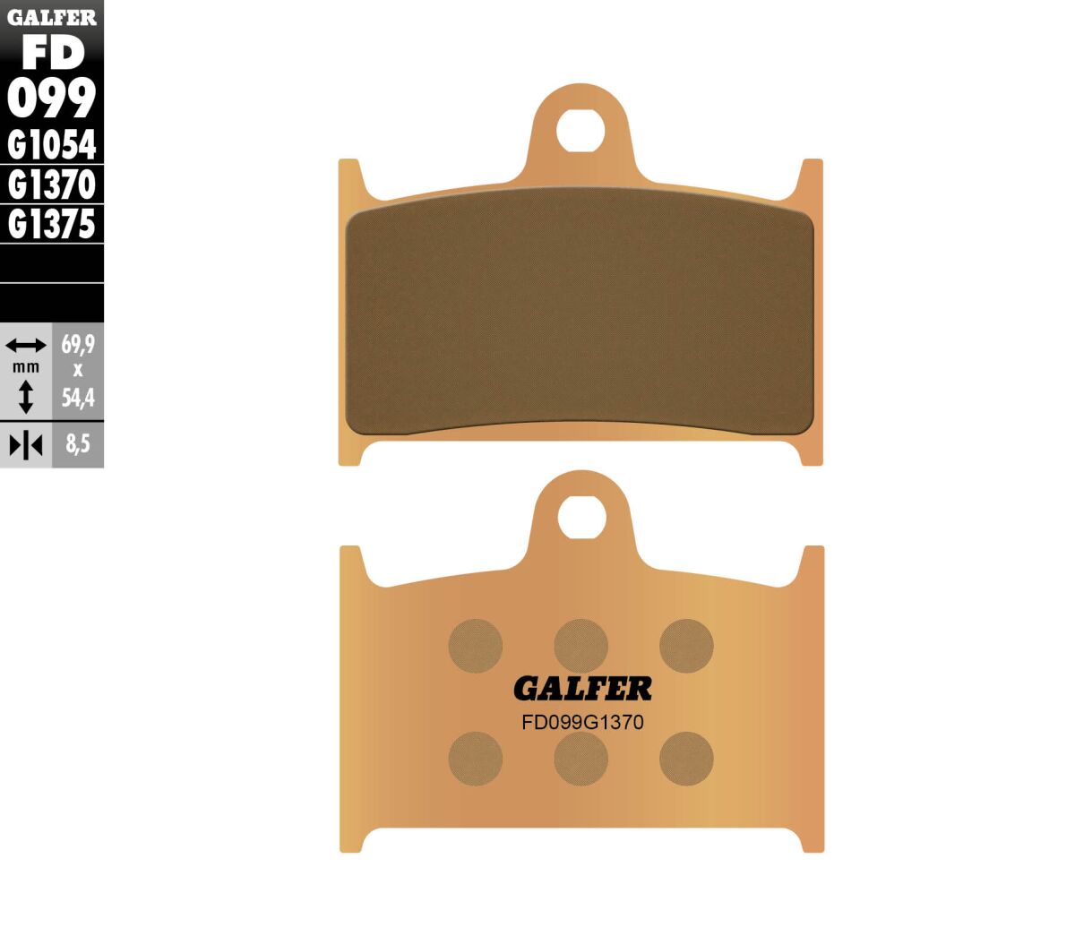 BRAKE PAD SINTERED
