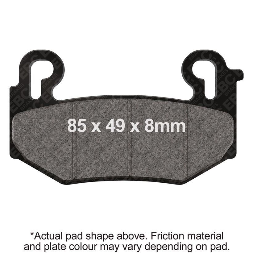 BRAKE PAD SINTERED HH FR RIGHT
