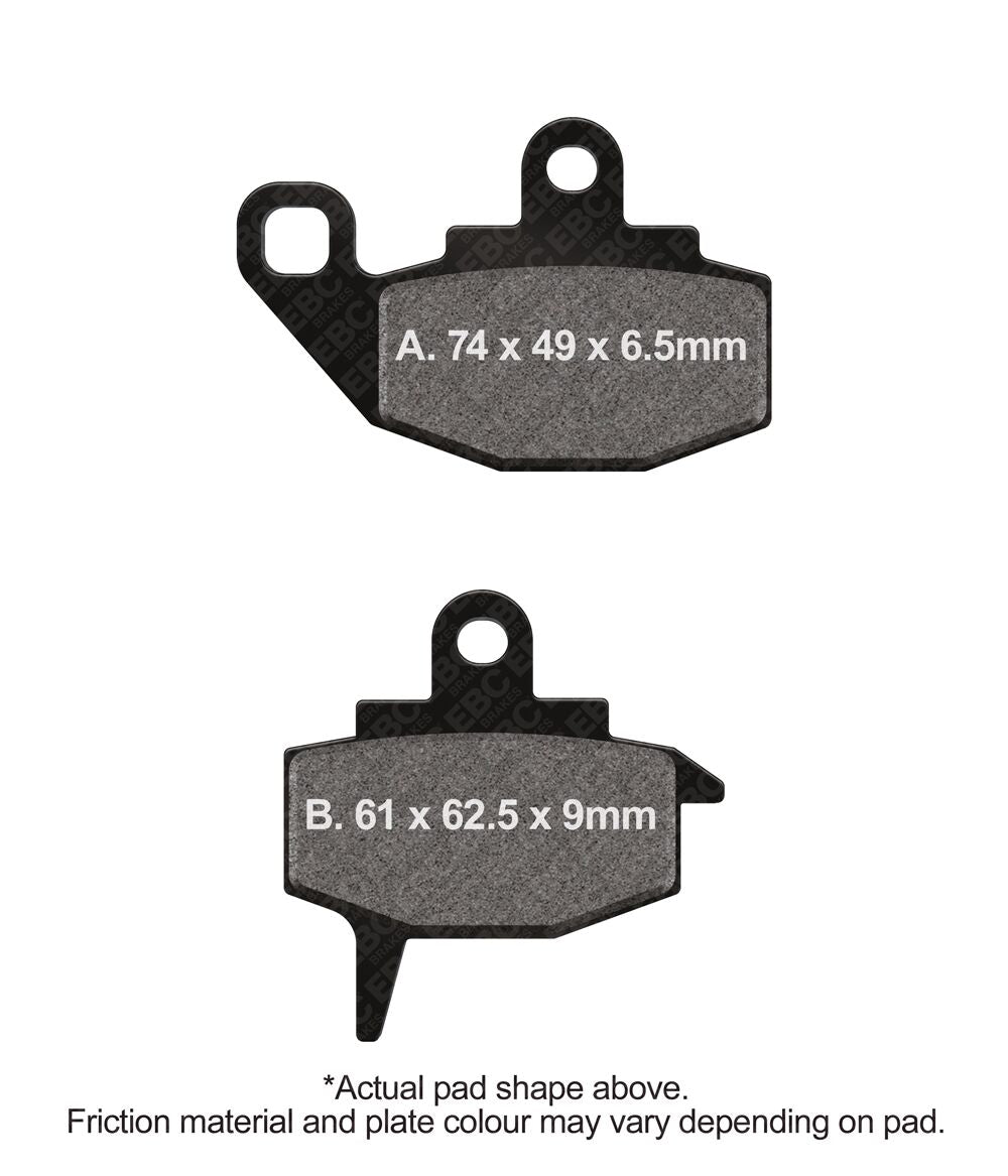 BRAKE PAD EBC FA130TT