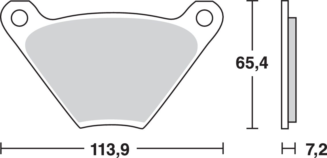 BRAKE PAD TRW MCB97