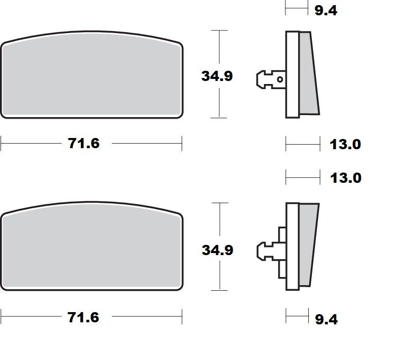 BRAKE PAD CERAMIC