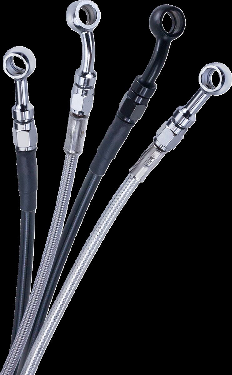 BRAKE LINE UPPER BLACK +6