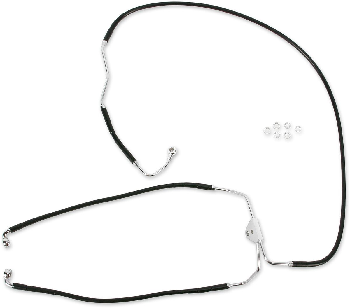 BRAKELINE FLT LWR/ABS BK