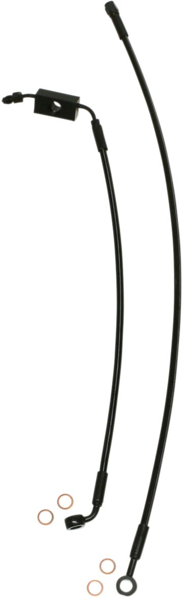 LINE BRAKE FRONT XR BLK