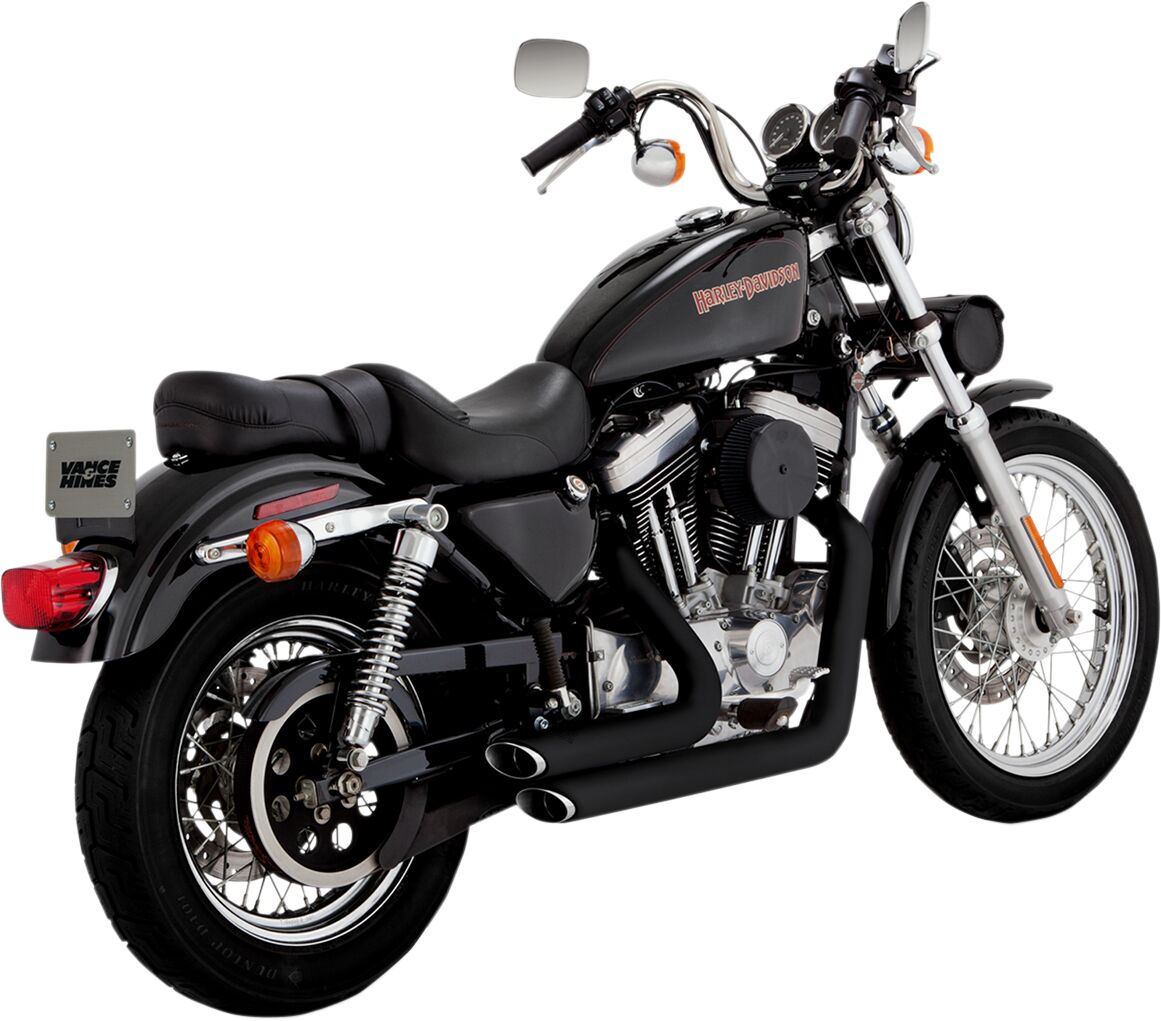 EXHAUST SS STG BLK99-03XL