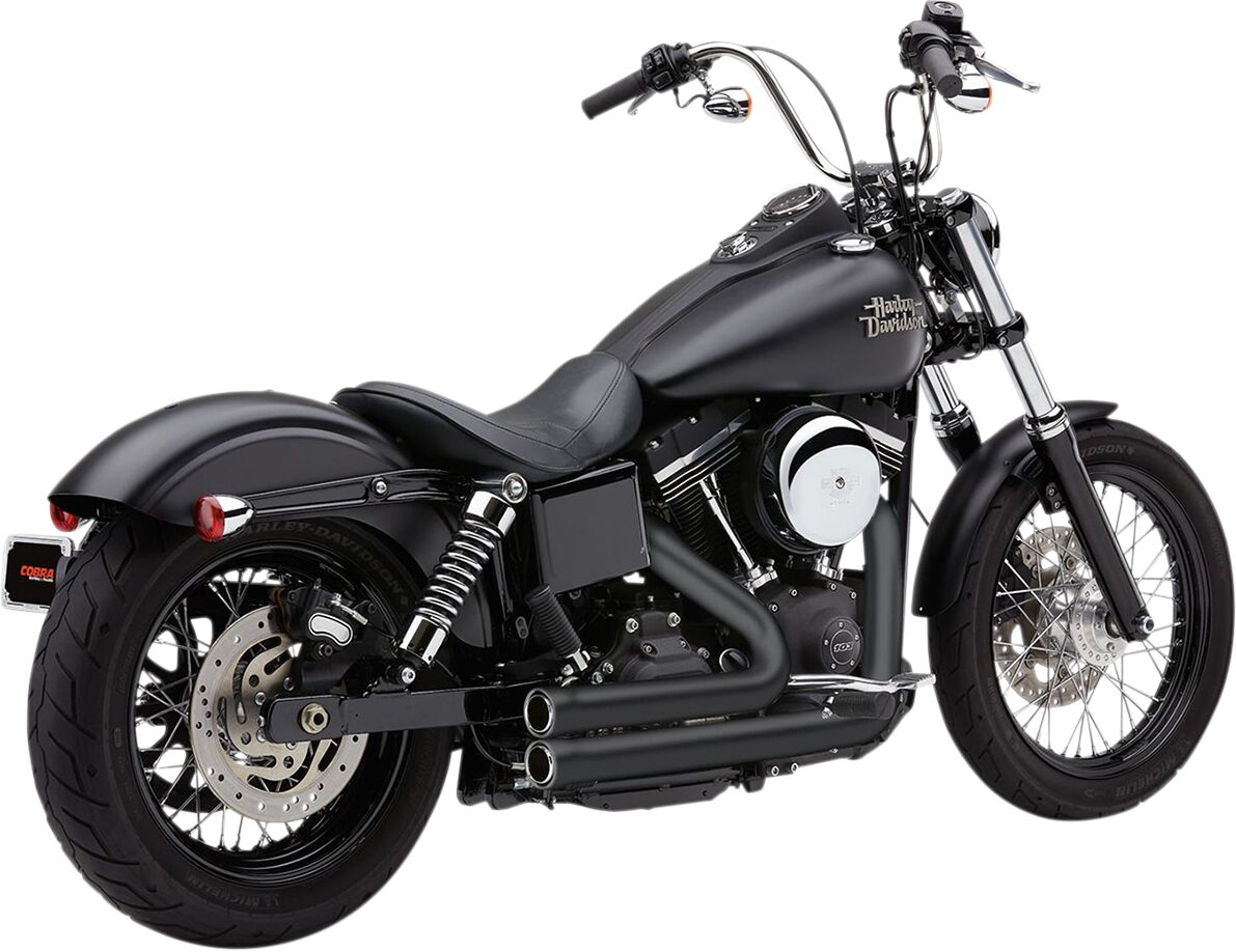 EXHAUST 909 BK DYNA 12-17